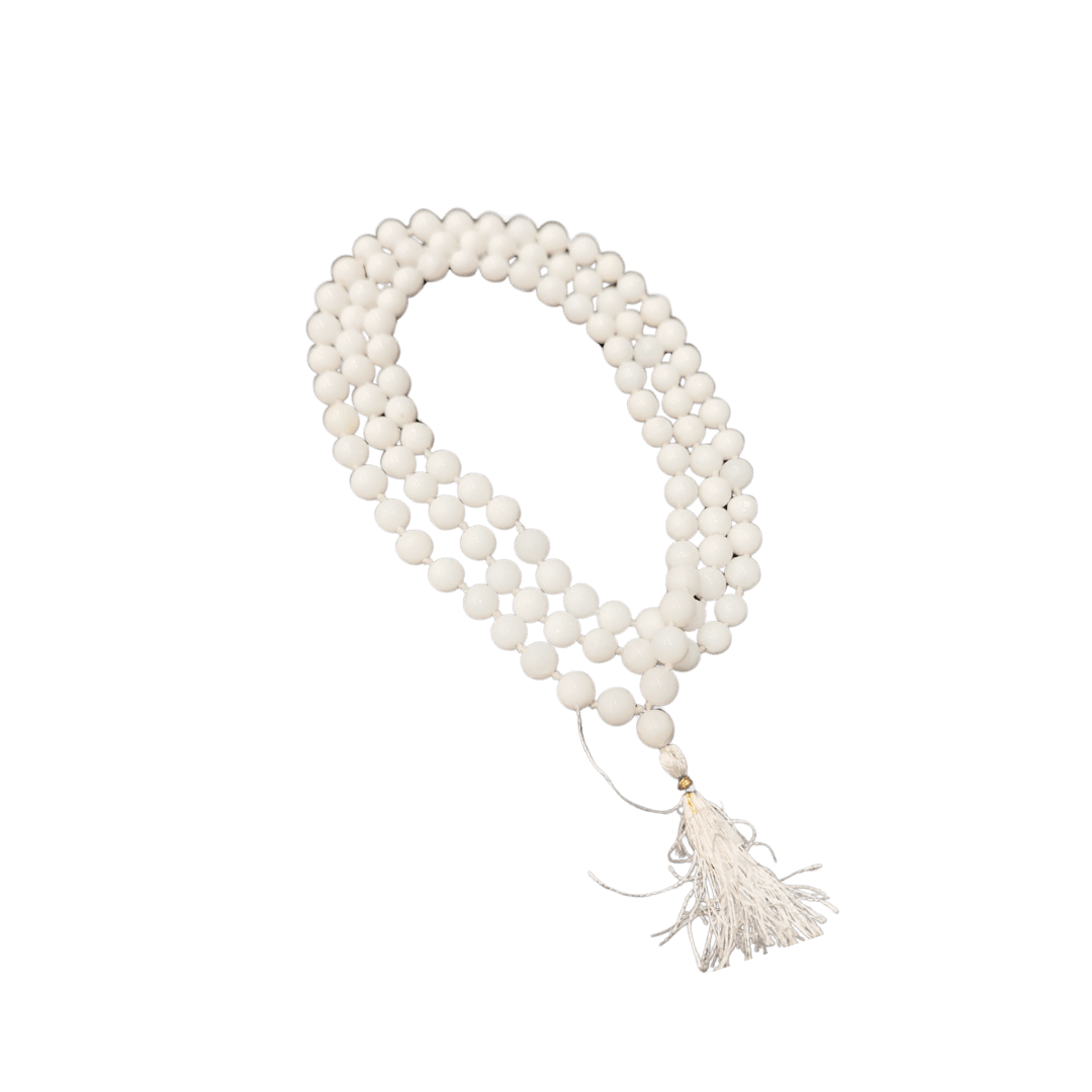 white hakik mala